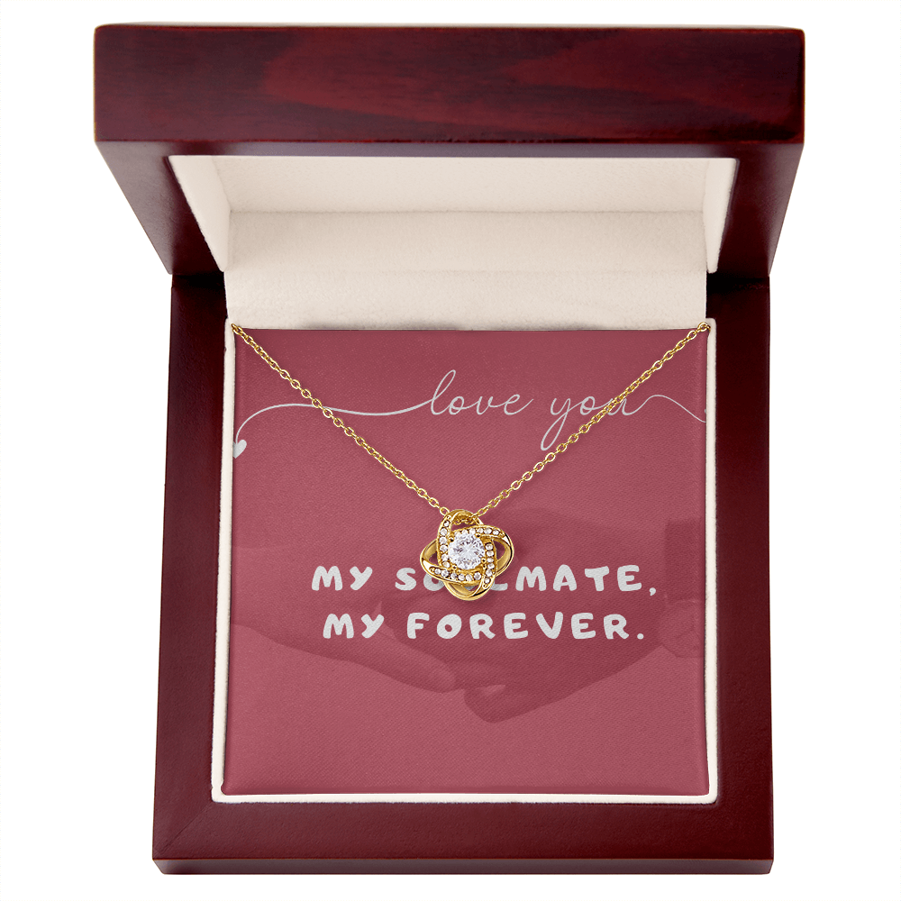 Unbreakable Bond: Valentine's Day Love Knot Necklace