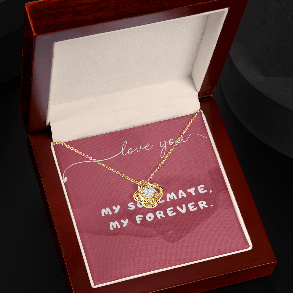 Unbreakable Bond: Valentine's Day Love Knot Necklace