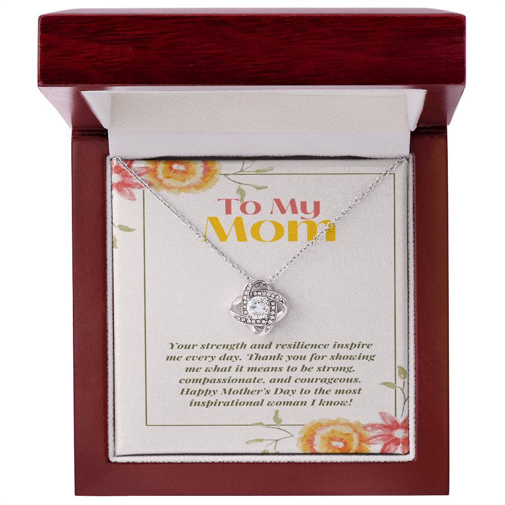 Empowered by Love Knot Necklace: Honoring Strength and Compassion