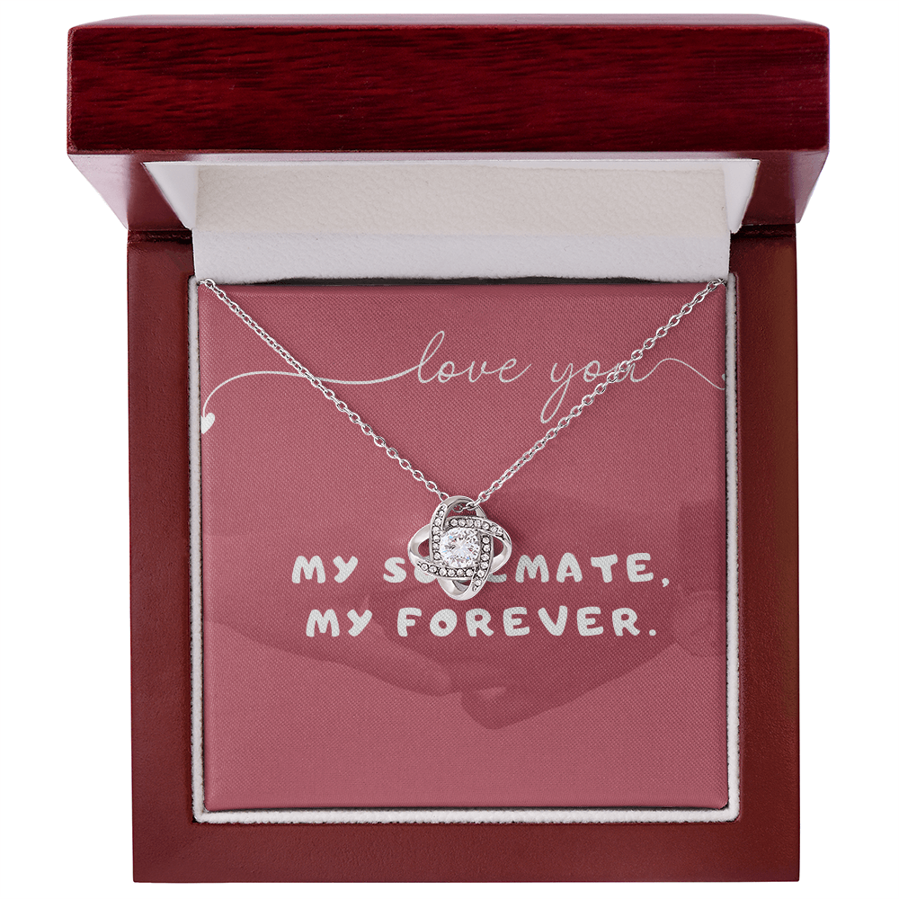 Unbreakable Bond: Valentine's Day Love Knot Necklace