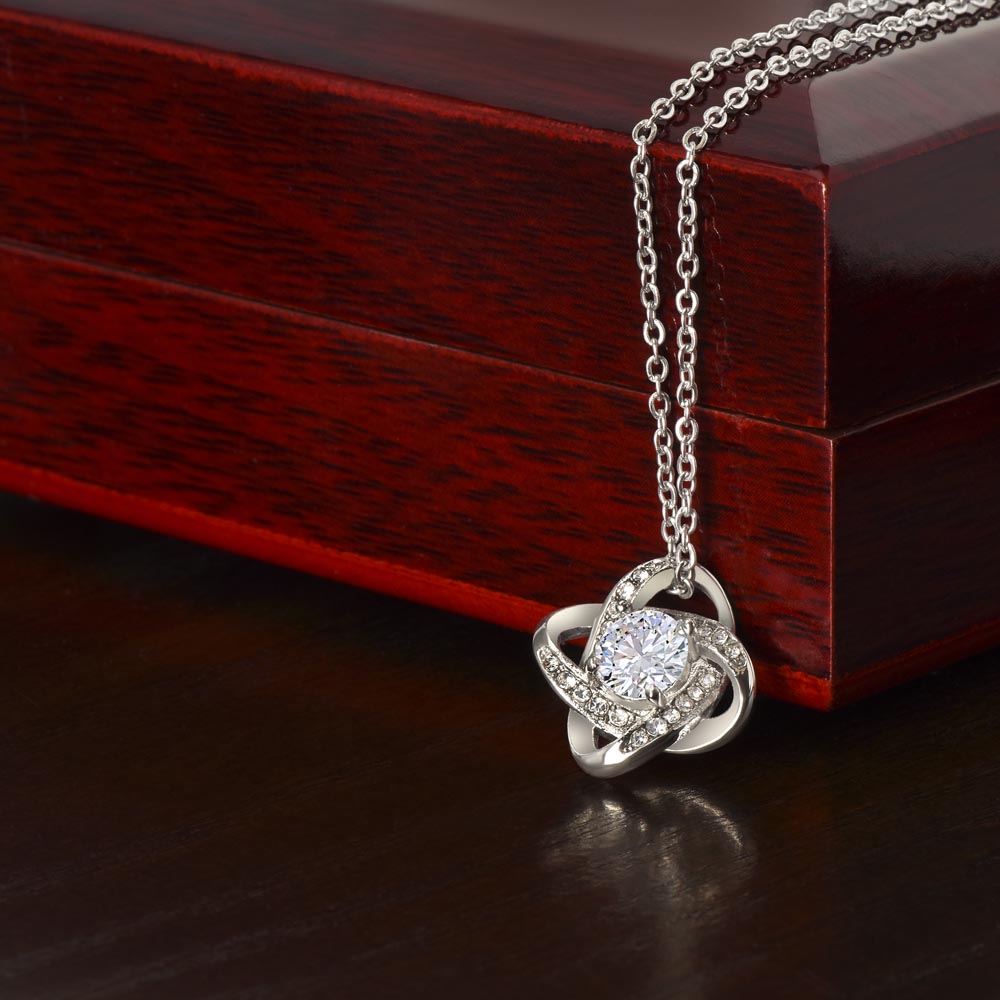 Radiant Mother's Day Love Knot Necklace: A Tribute to Mom's Grace