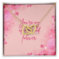 Eternal Connection: Valentine's Day Interlocking Hearts Necklace