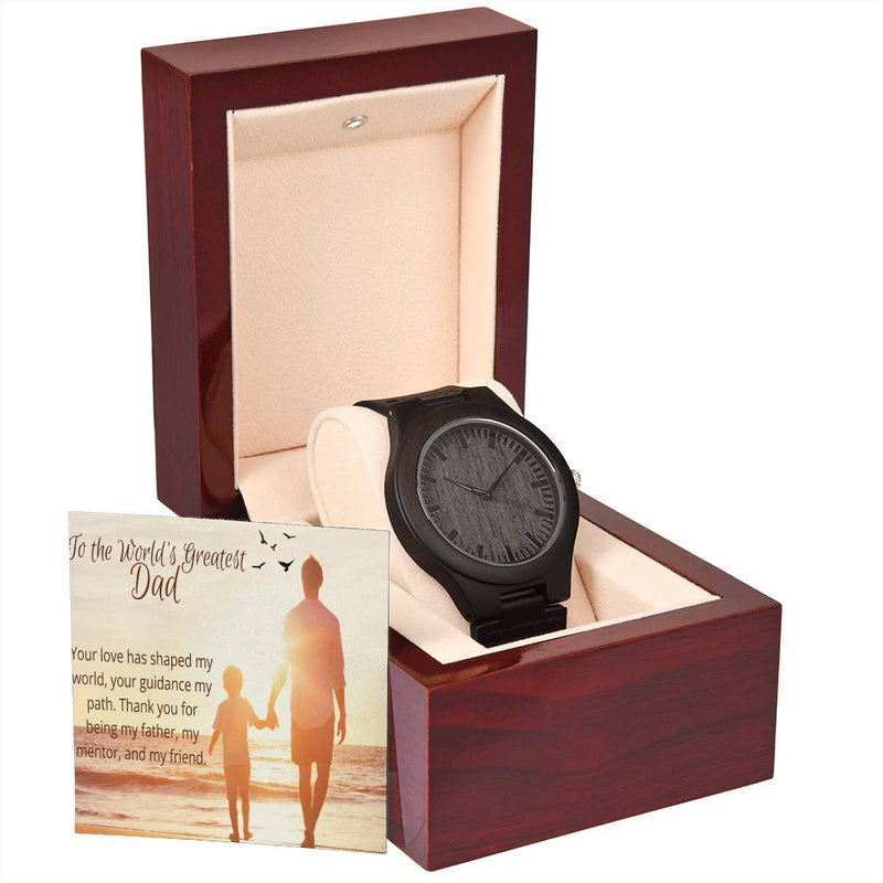 Wooden Watch - A Tribute to My Father's Love and Guidance