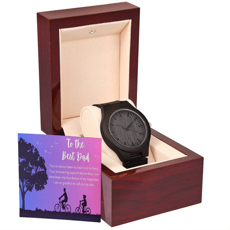 Wooden Watch - To My Rock and Hero