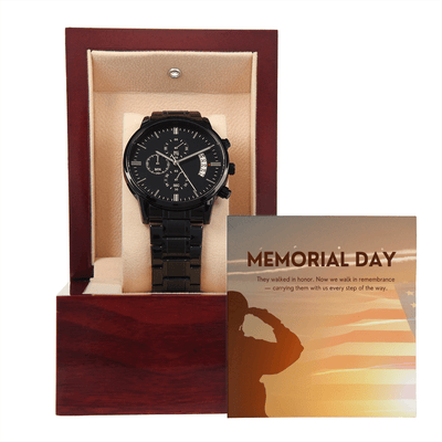 Built to Serve – Black Chronograph Watch for Modern Heroes - Gadget and Glam Shop