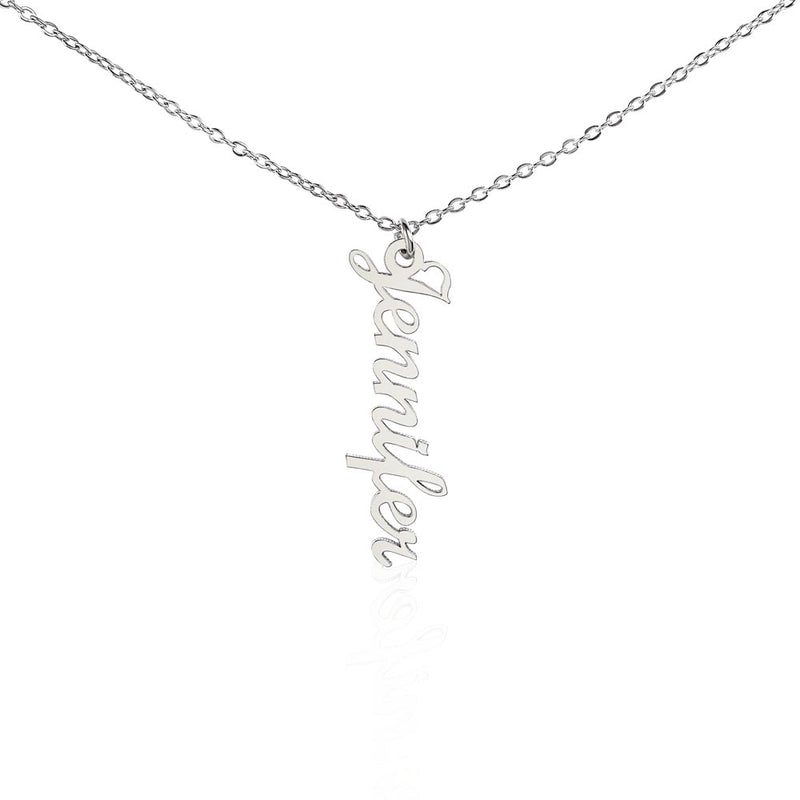 Personalized Vertical Name Necklace