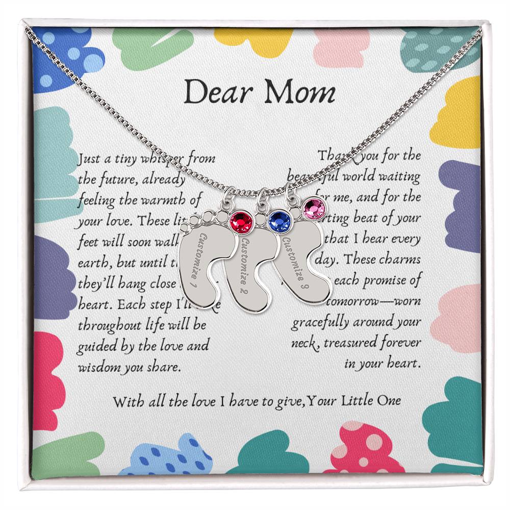 Tiny Steps to Your Heart: Personalized Baby Feet Charms