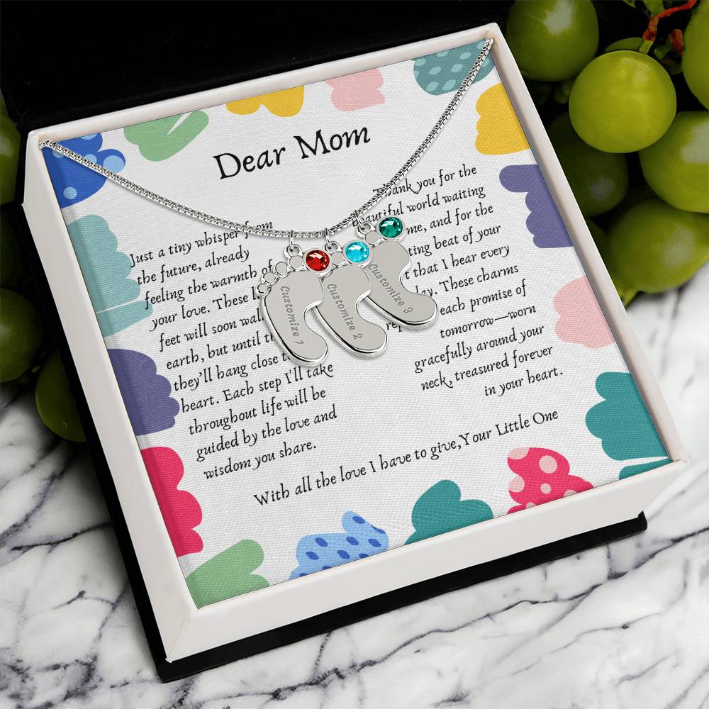 Tiny Steps to Your Heart: Personalized Baby Feet Charms