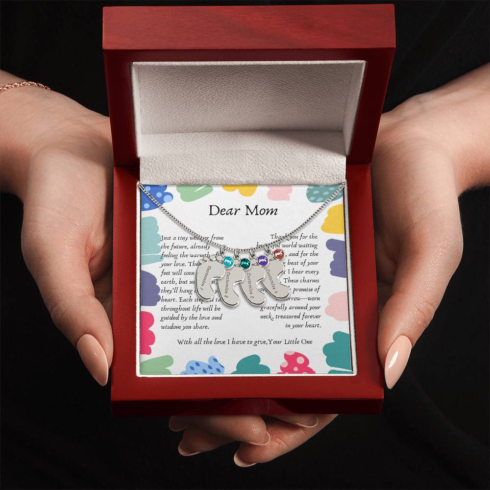 Tiny Steps to Your Heart: Personalized Baby Feet Charms