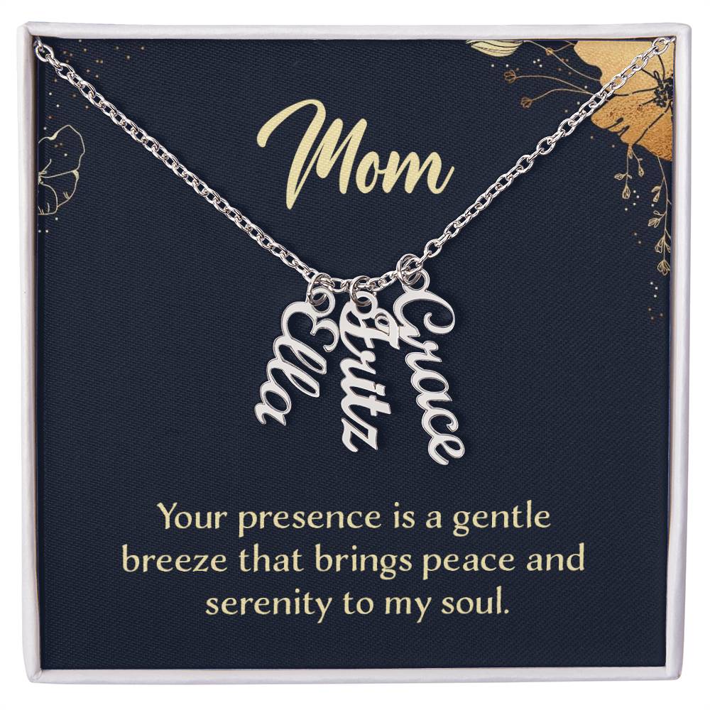 Personalized Multi-Name Necklace for Mom