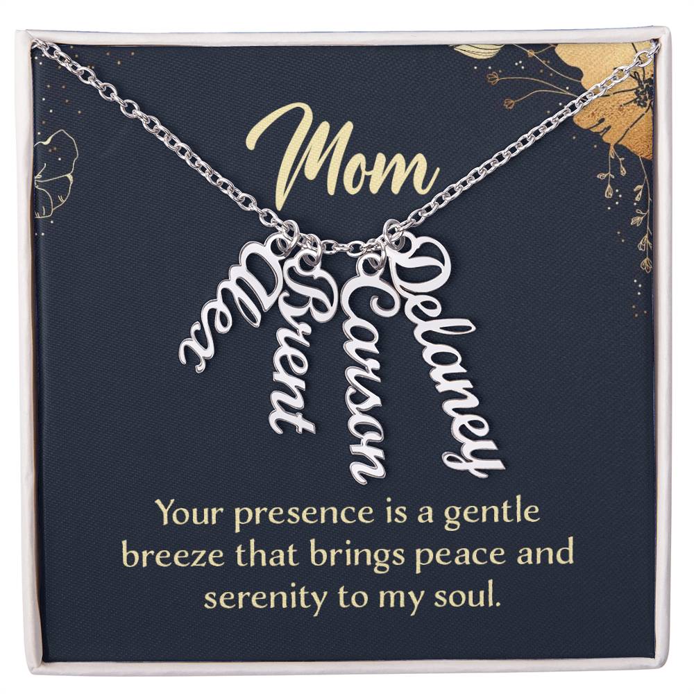 Personalized Multi-Name Necklace for Mom