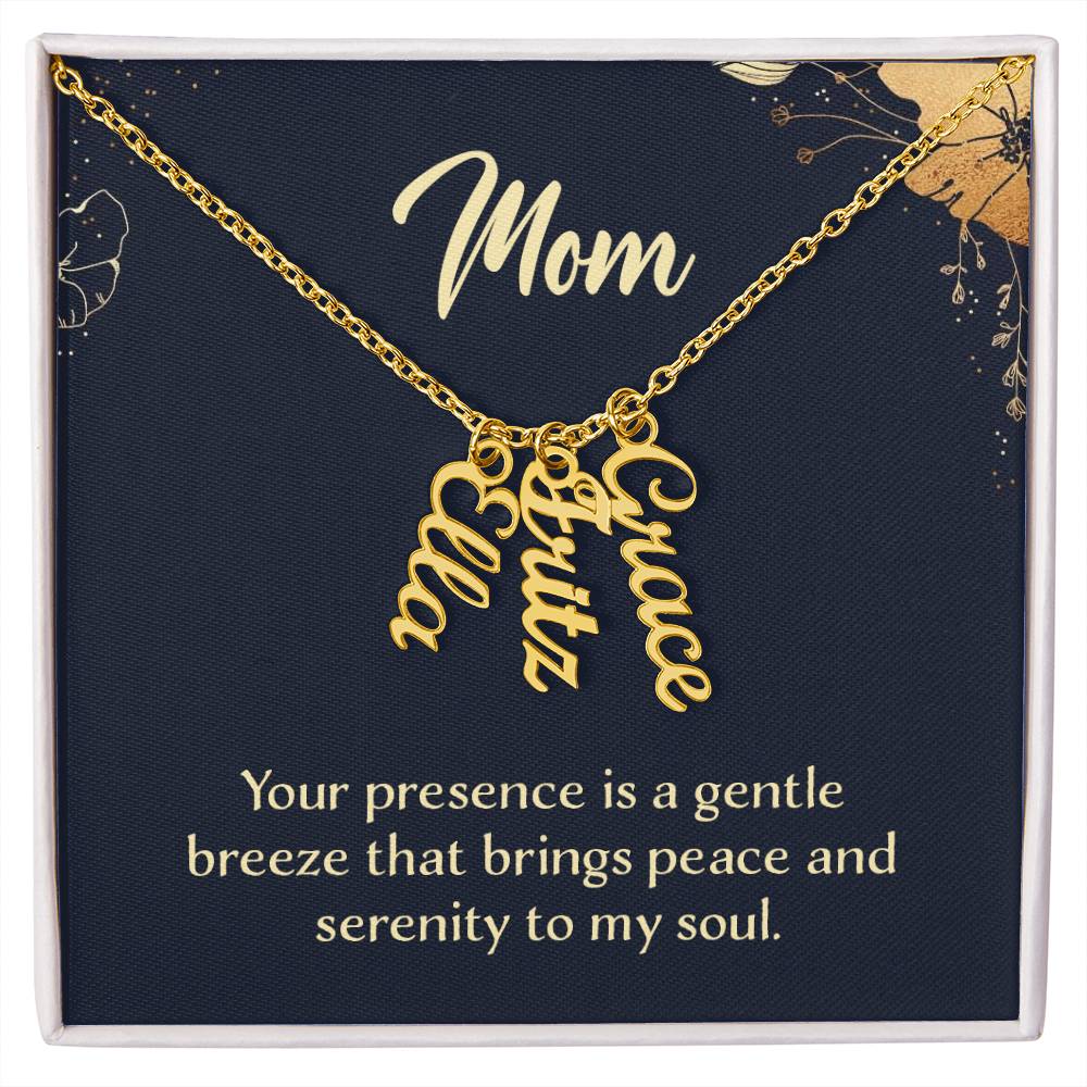 Personalized Multi-Name Necklace for Mom