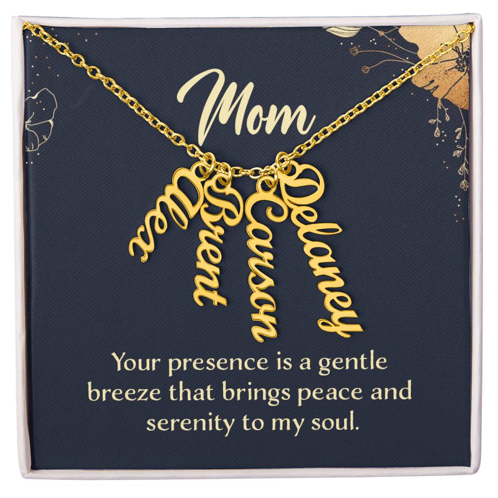 Personalized Multi-Name Necklace for Mom