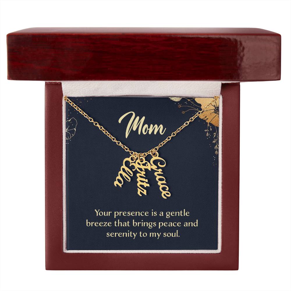 Personalized Multi-Name Necklace for Mom