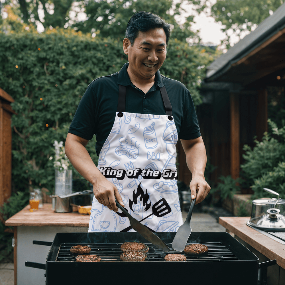 BBQ King Father's Day Apron