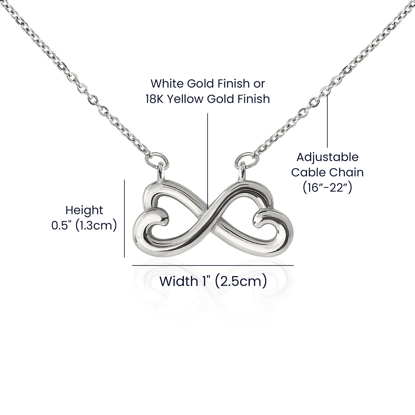 Eternal Affection: Valentine's Day Endless Love Necklace