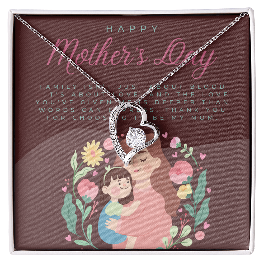 Love Makes a Family – Forever Love Necklace for Mother's Day