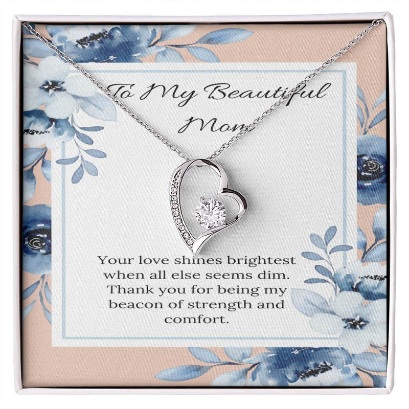 Forever Love Necklace: A Tribute to Your Radiant Support