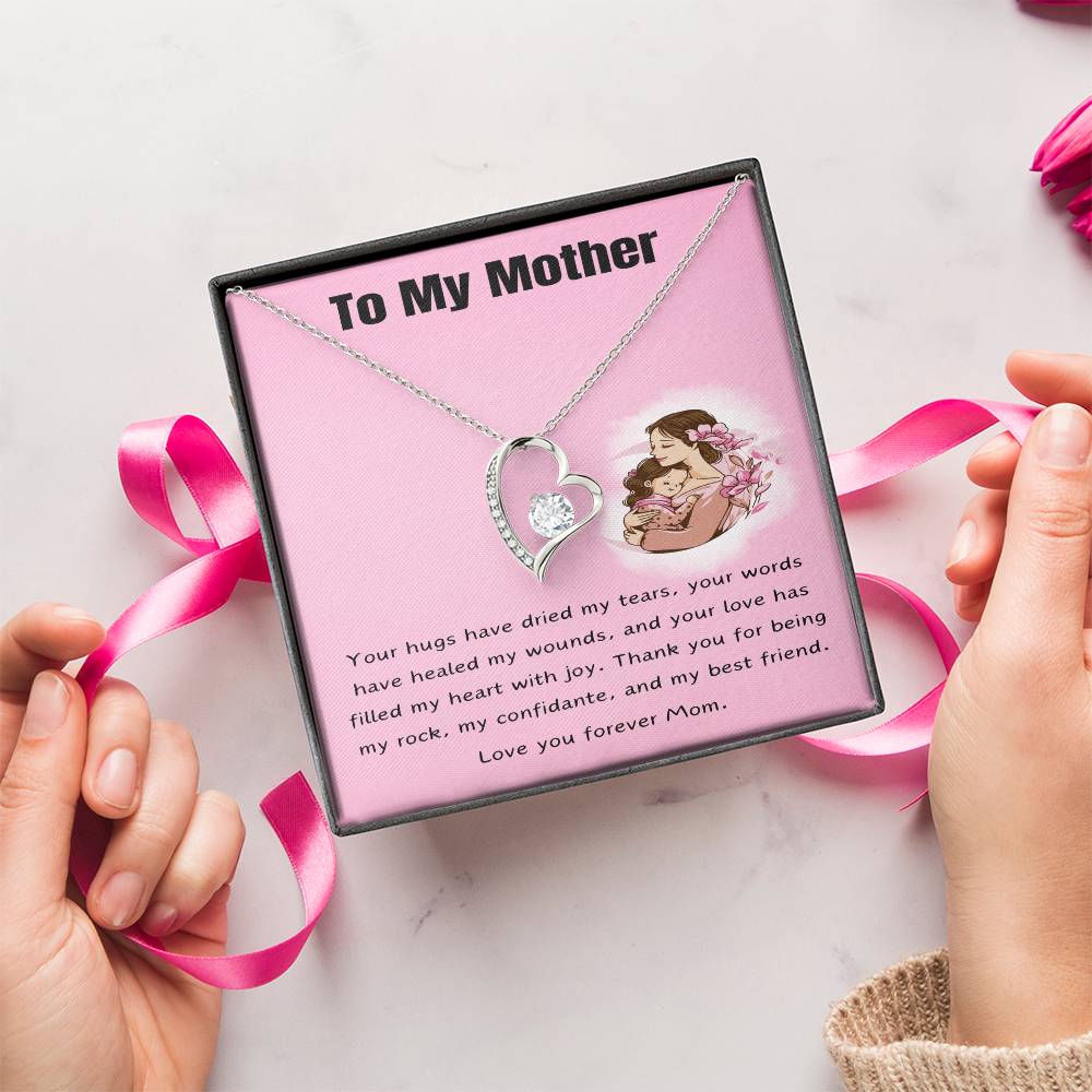 Forever Necklace - Heartfelt Gratitude for Mom