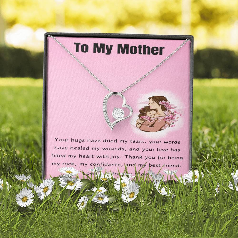 Forever Necklace - Heartfelt Gratitude for Mom