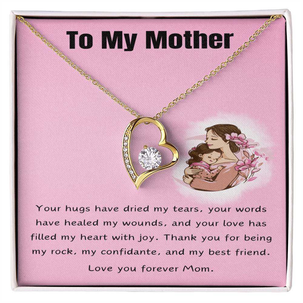 Forever Necklace - Heartfelt Gratitude for Mom