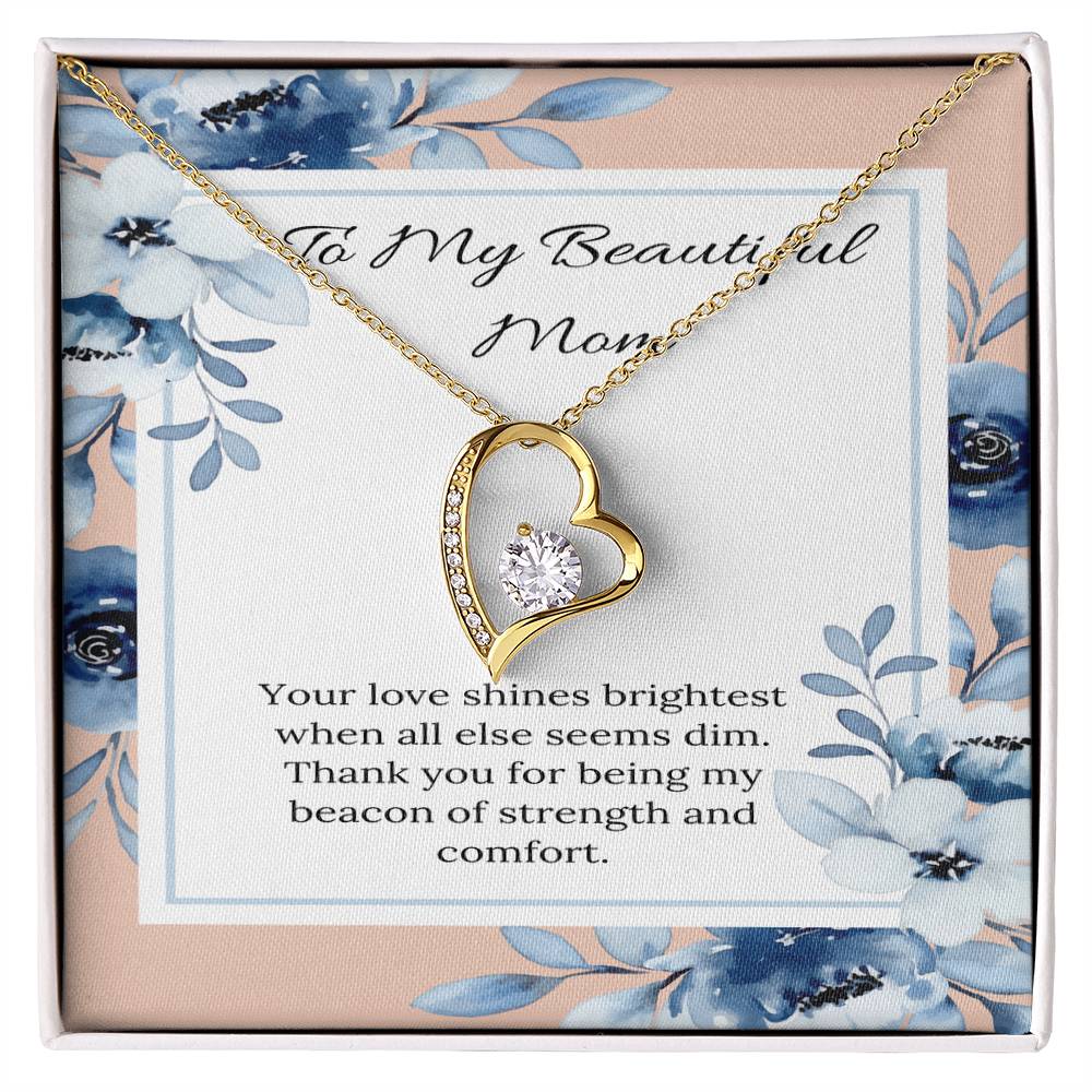 Forever Love Necklace: A Tribute to Your Radiant Support