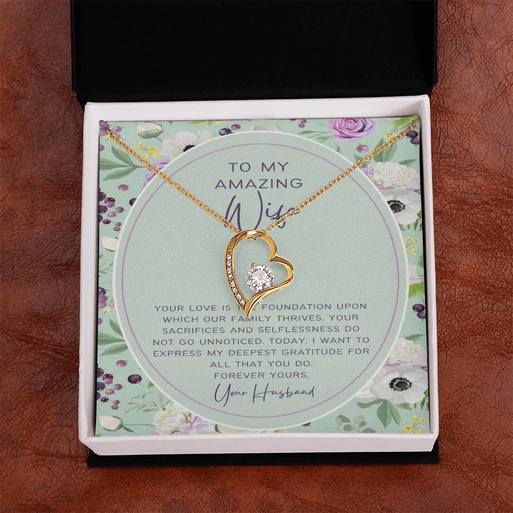 Eternal Gratitude Forever Love Necklace: Honoring Selfless Sacrifice