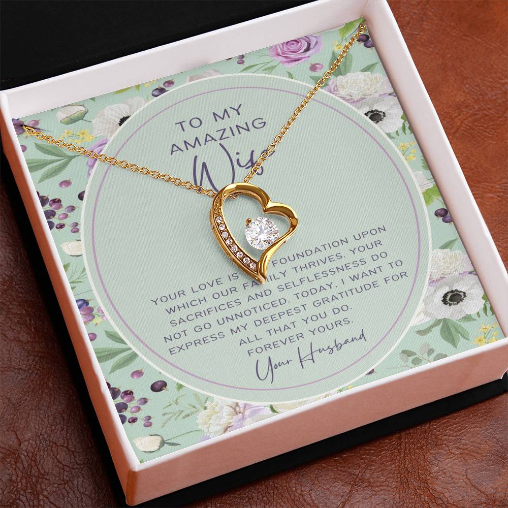 Eternal Gratitude Forever Love Necklace: Honoring Selfless Sacrifice