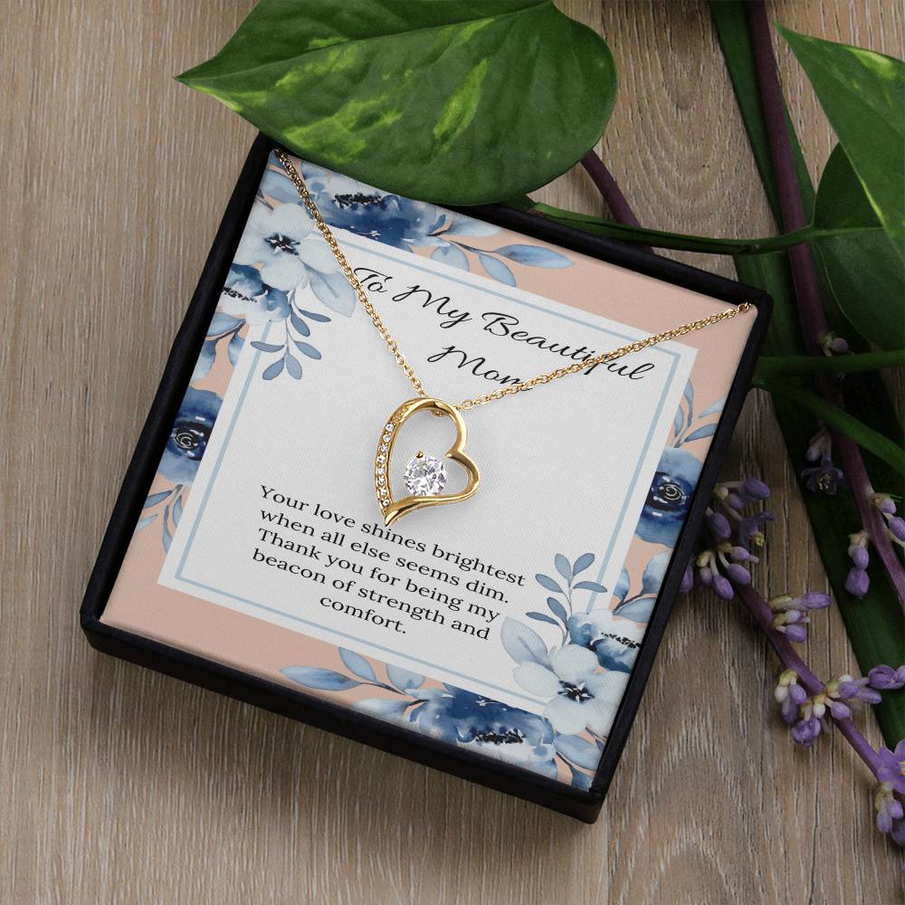 Forever Love Necklace: A Tribute to Your Radiant Support