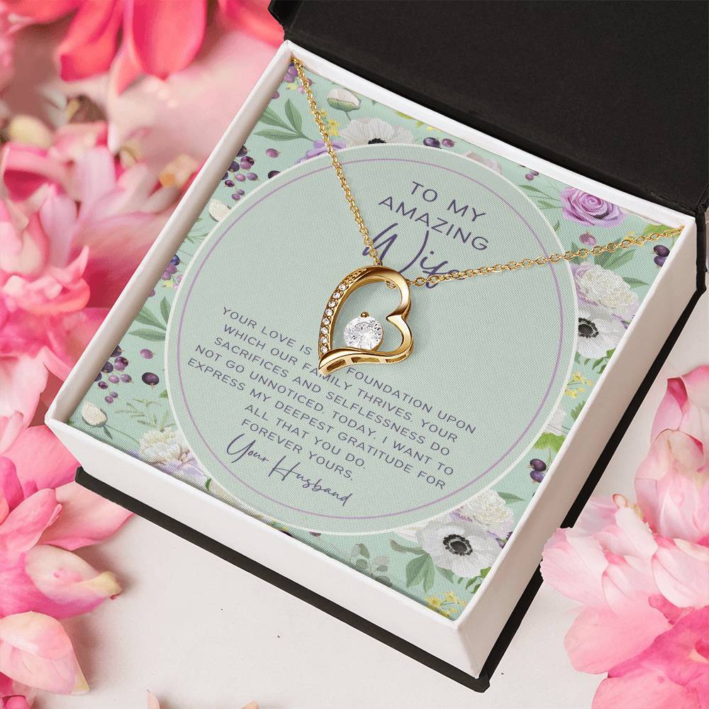 Eternal Gratitude Forever Love Necklace: Honoring Selfless Sacrifice