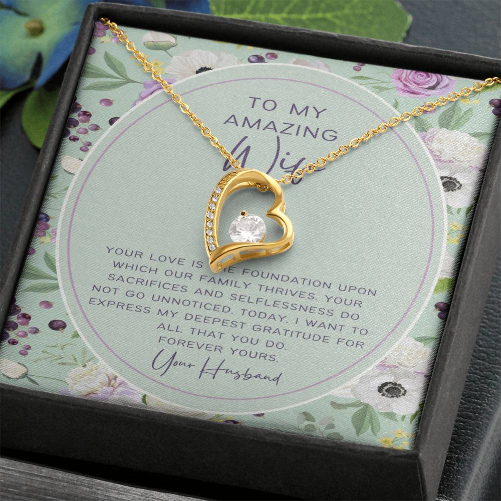 Eternal Gratitude Forever Love Necklace: Honoring Selfless Sacrifice