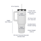 Pure Hydration, Naturally Infused - 40oz. Tumbler