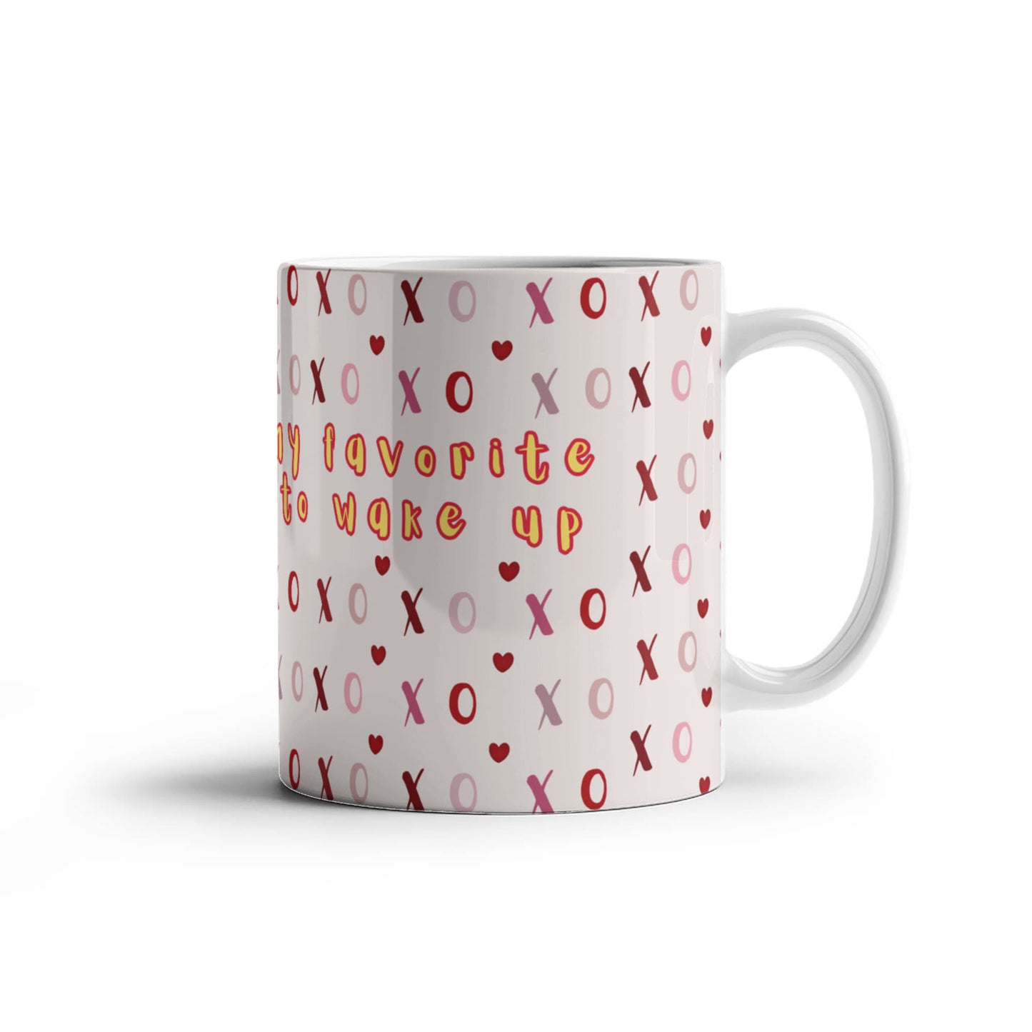 Valentine's Day Love Sips: White Ceramic Mug