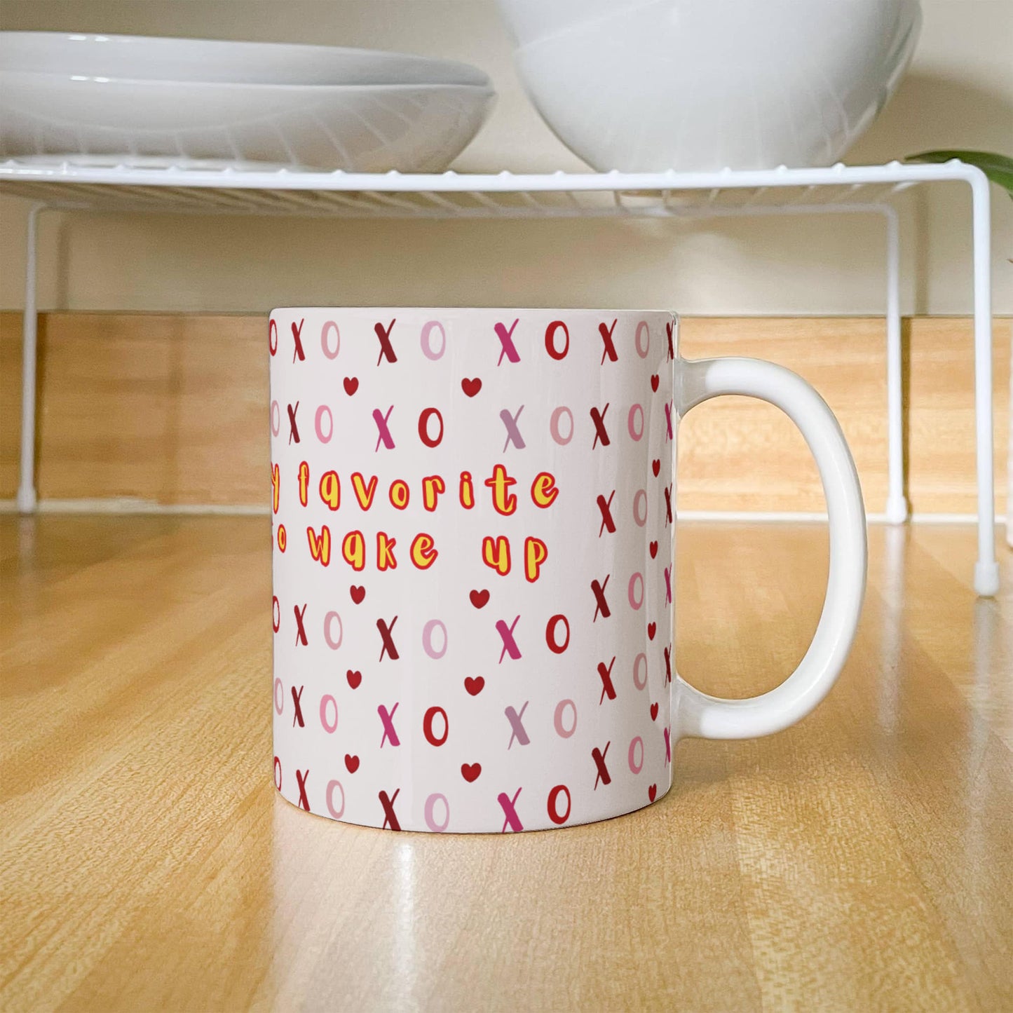 Valentine's Day Love Sips: White Ceramic Mug