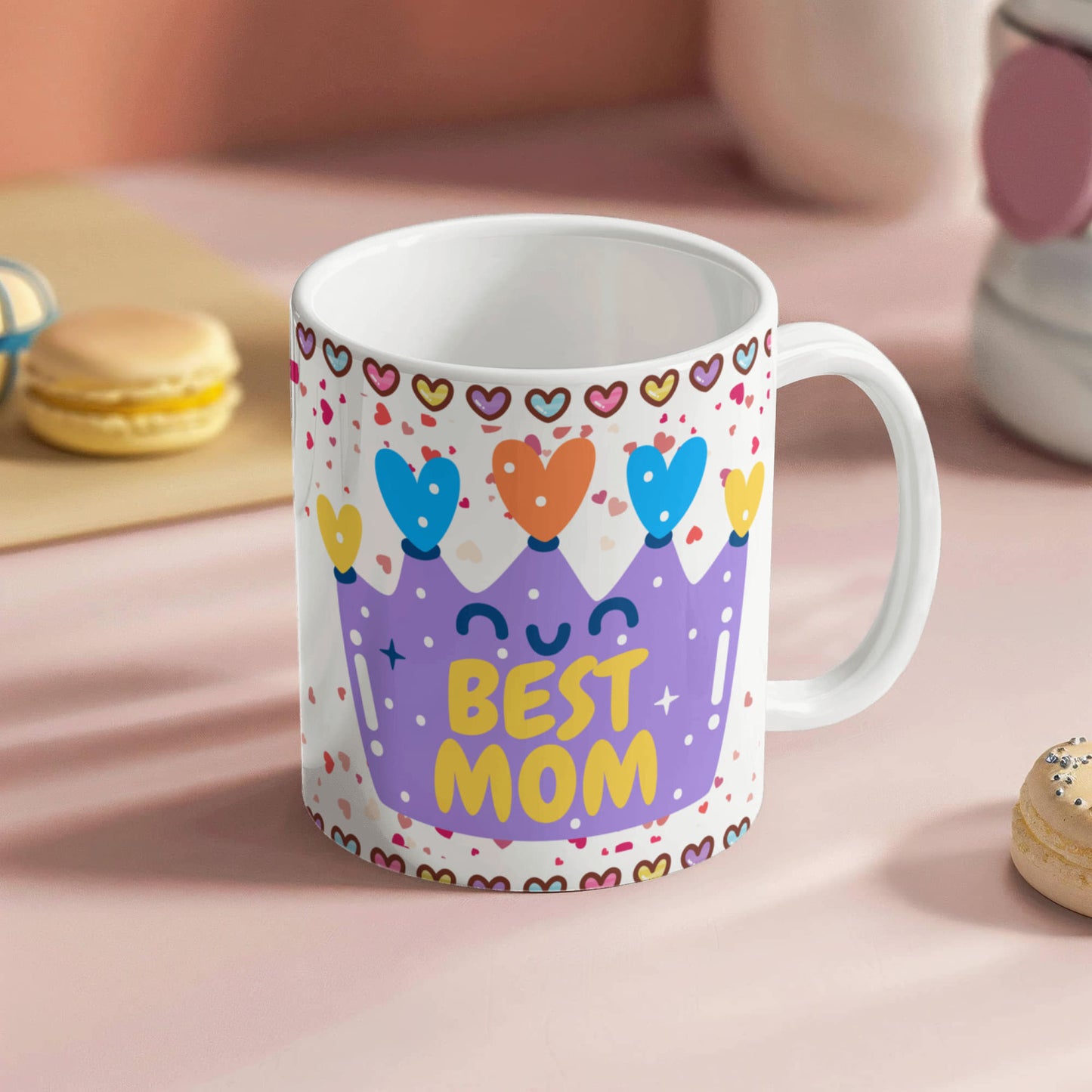 Best Mom – White Ceramic Mug (Multiple Variants) for Mother's Day