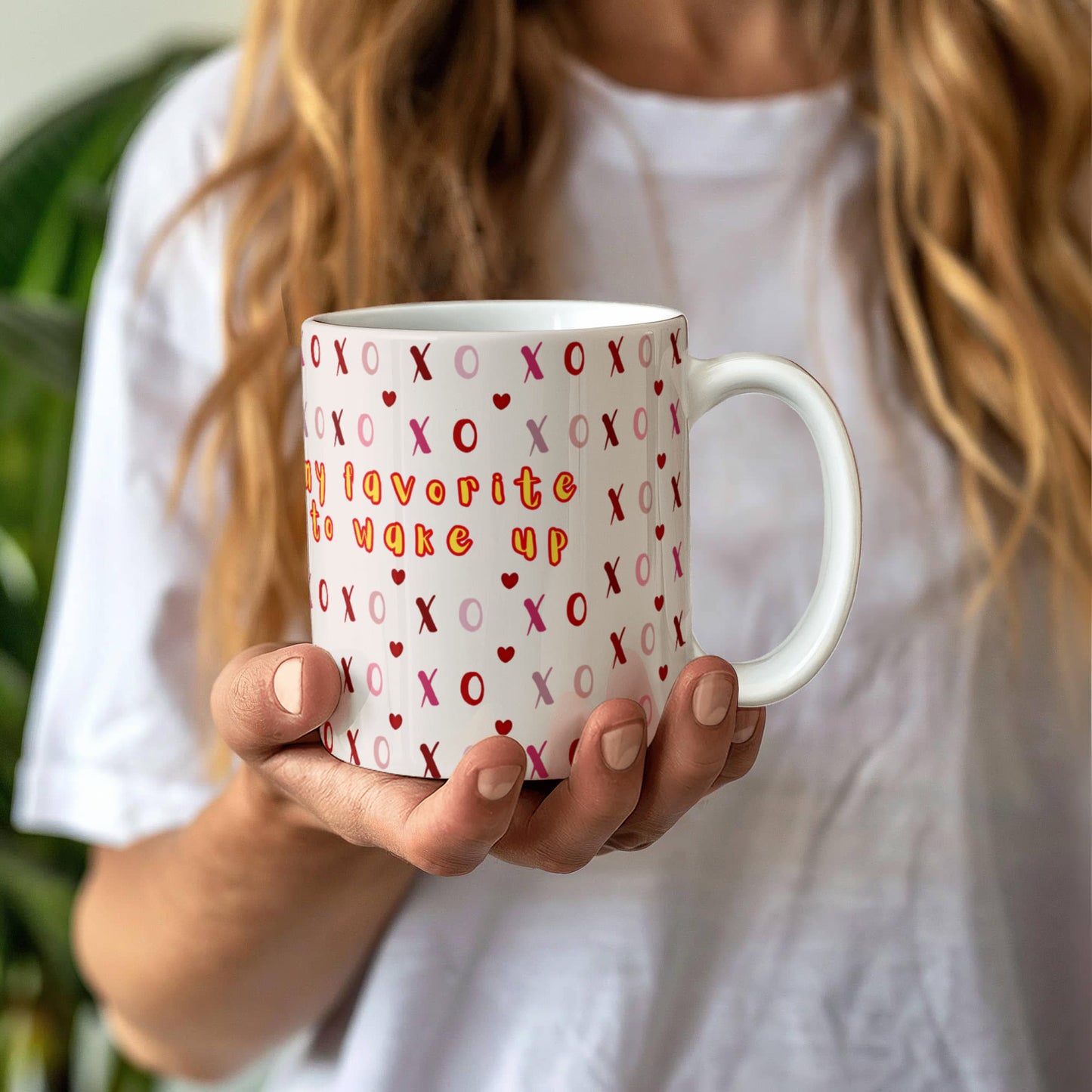 Valentine's Day Love Sips: White Ceramic Mug