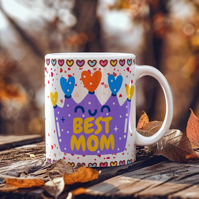 Best Mom – White Ceramic Mug (Multiple Variants) for Mother's Day - Gadget and Glam Shop
