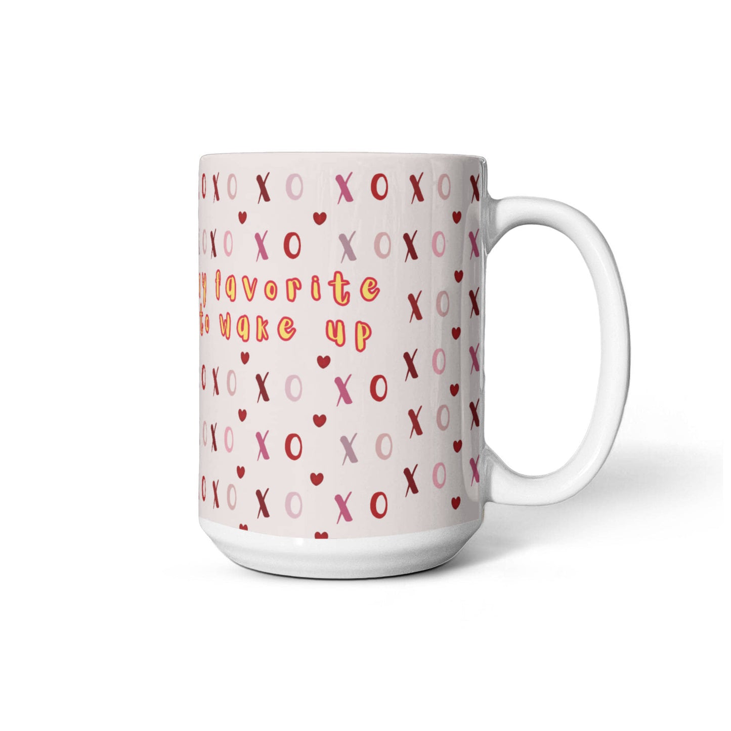 Valentine's Day Love Sips: White Ceramic Mug