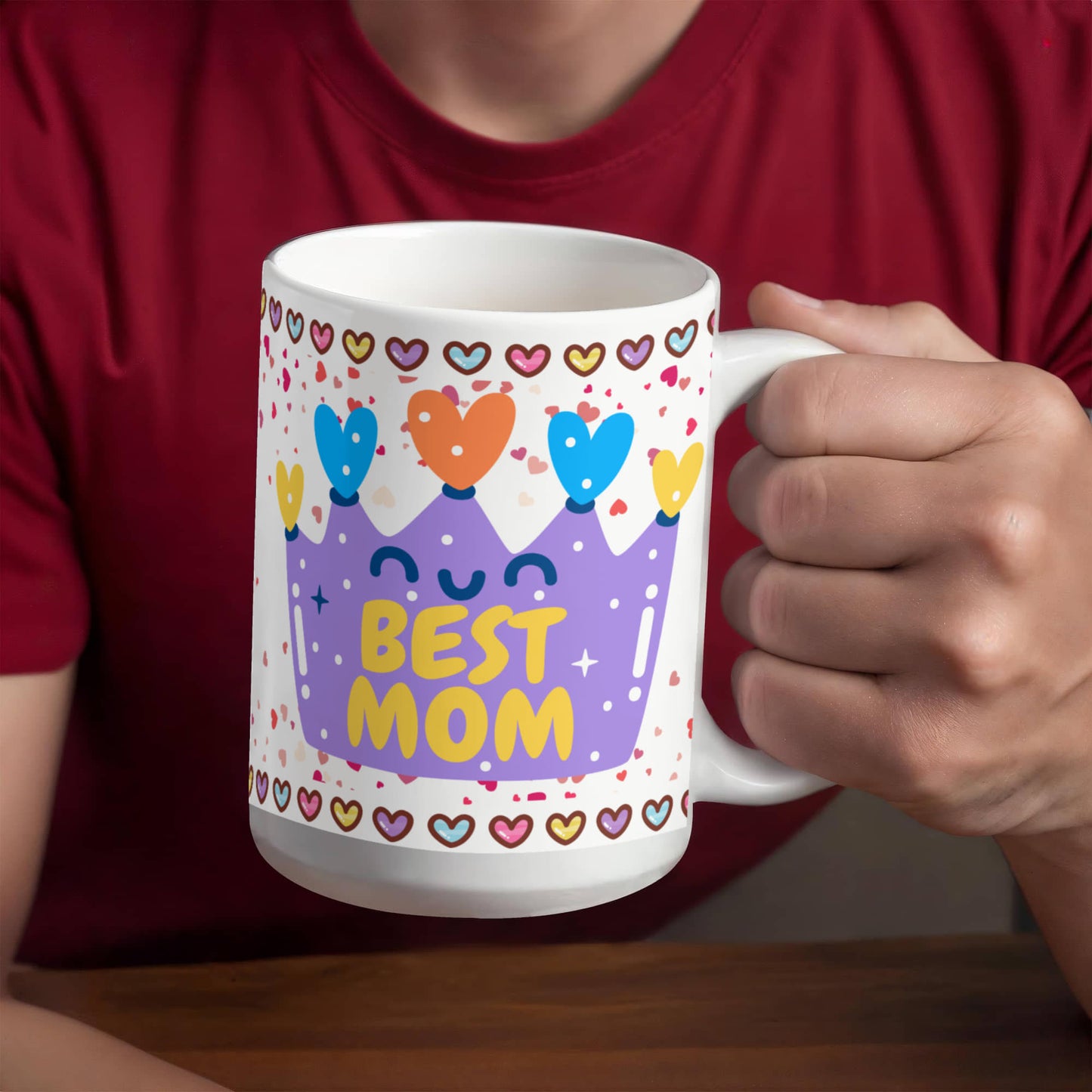 Best Mom – White Ceramic Mug (Multiple Variants) for Mother's Day