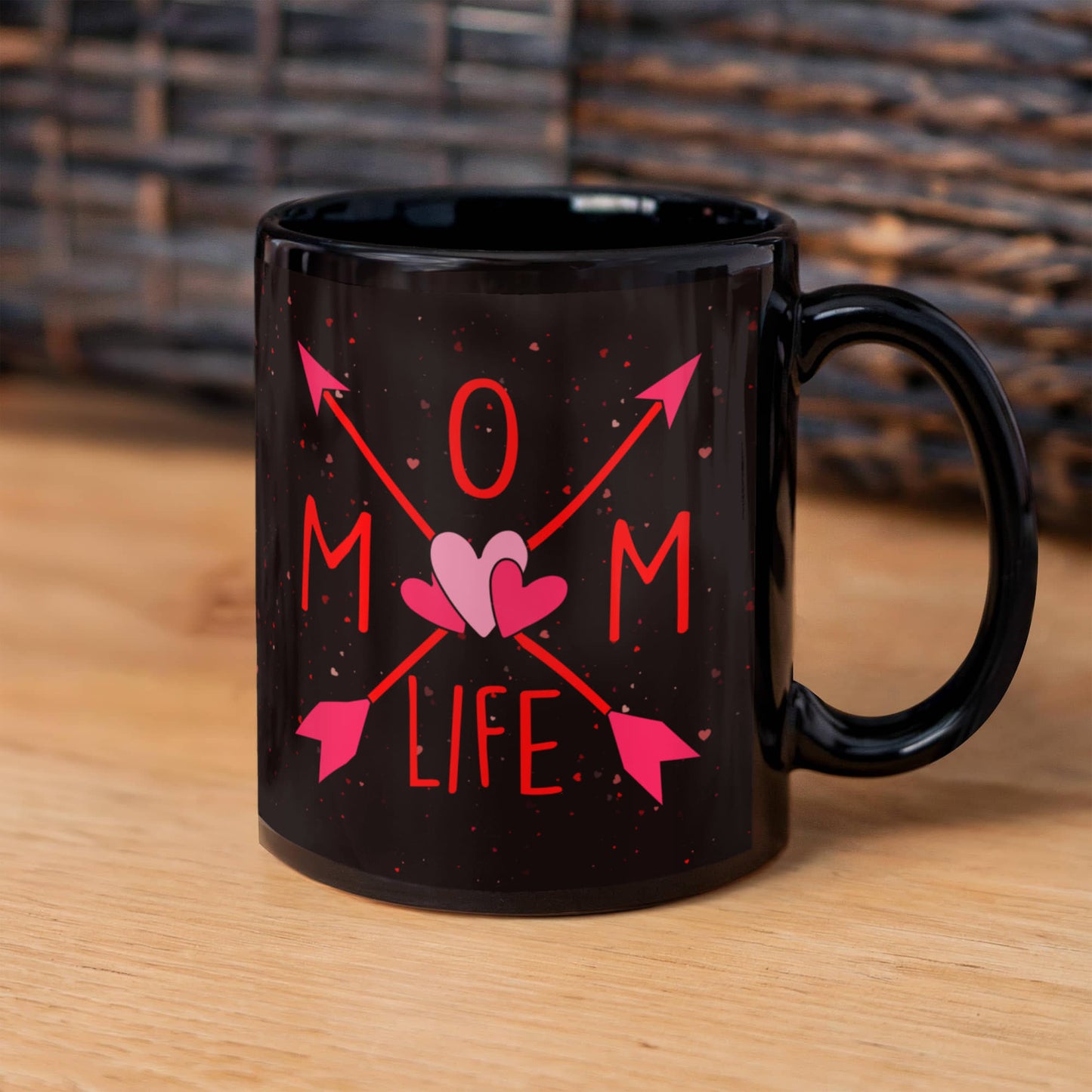 Mom Life – Black Ceramic Mug (Multiple Variants) for Mother's Day