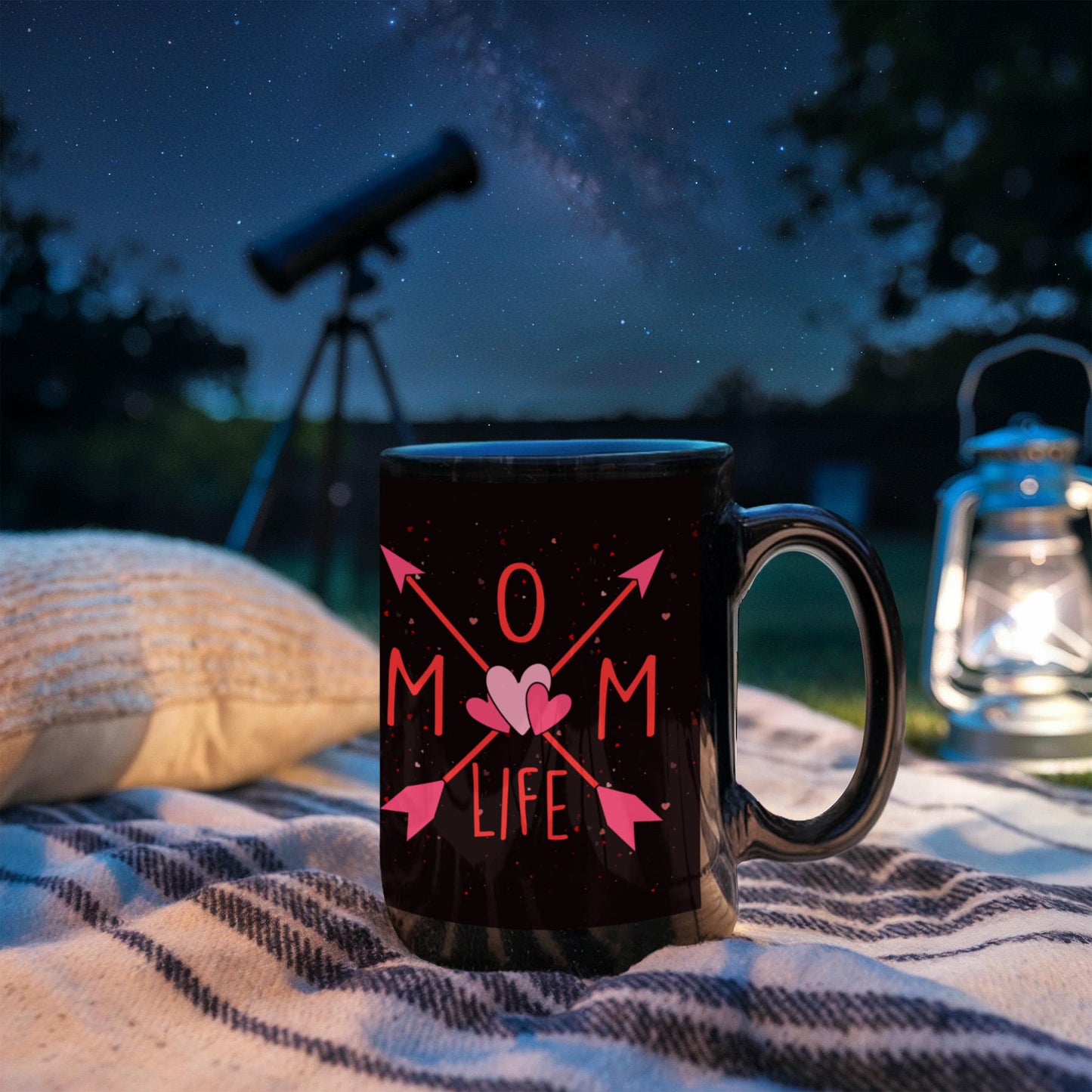 Mom Life – Black Ceramic Mug (Multiple Variants) for Mother's Day