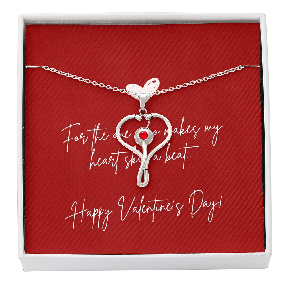 Heartbeat of Love: Valentine's Day HeartScope Necklace