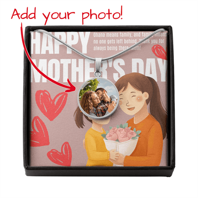 Ohana Forever – Personalized Circle Necklace for Mother's Day - Gadget and Glam Shop