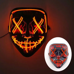 Led Halloween Mask Light Up Mask for Festival Cosplay