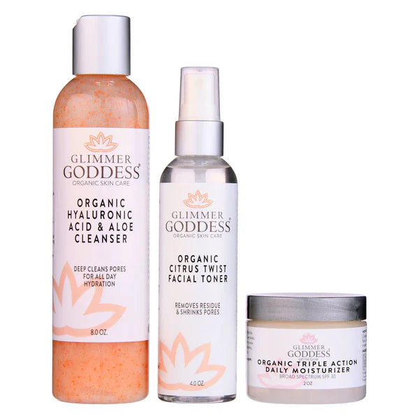 Glow Naturally with 4 Essential Organic Products + Bonus