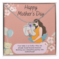 A Mother's Love Begins Before Birth – Engraved Baby Feet Necklace with Birthstone for Mother's Day - Gadget and Glam Shop