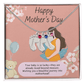 A Mother's Love Begins Before Birth – Engraved Baby Feet Necklace with Birthstone for Mother's Day - Gadget and Glam Shop