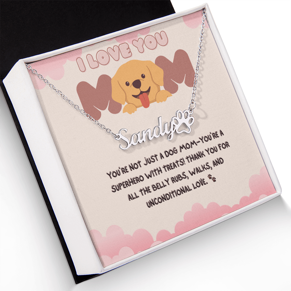 Dog Mom: Paw Print Necklace – The Perfect Mother’s Day Gift - Gadget and Glam Shop