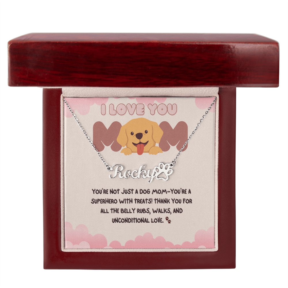 Dog Mom: Paw Print Necklace – The Perfect Mother’s Day Gift - Gadget and Glam Shop