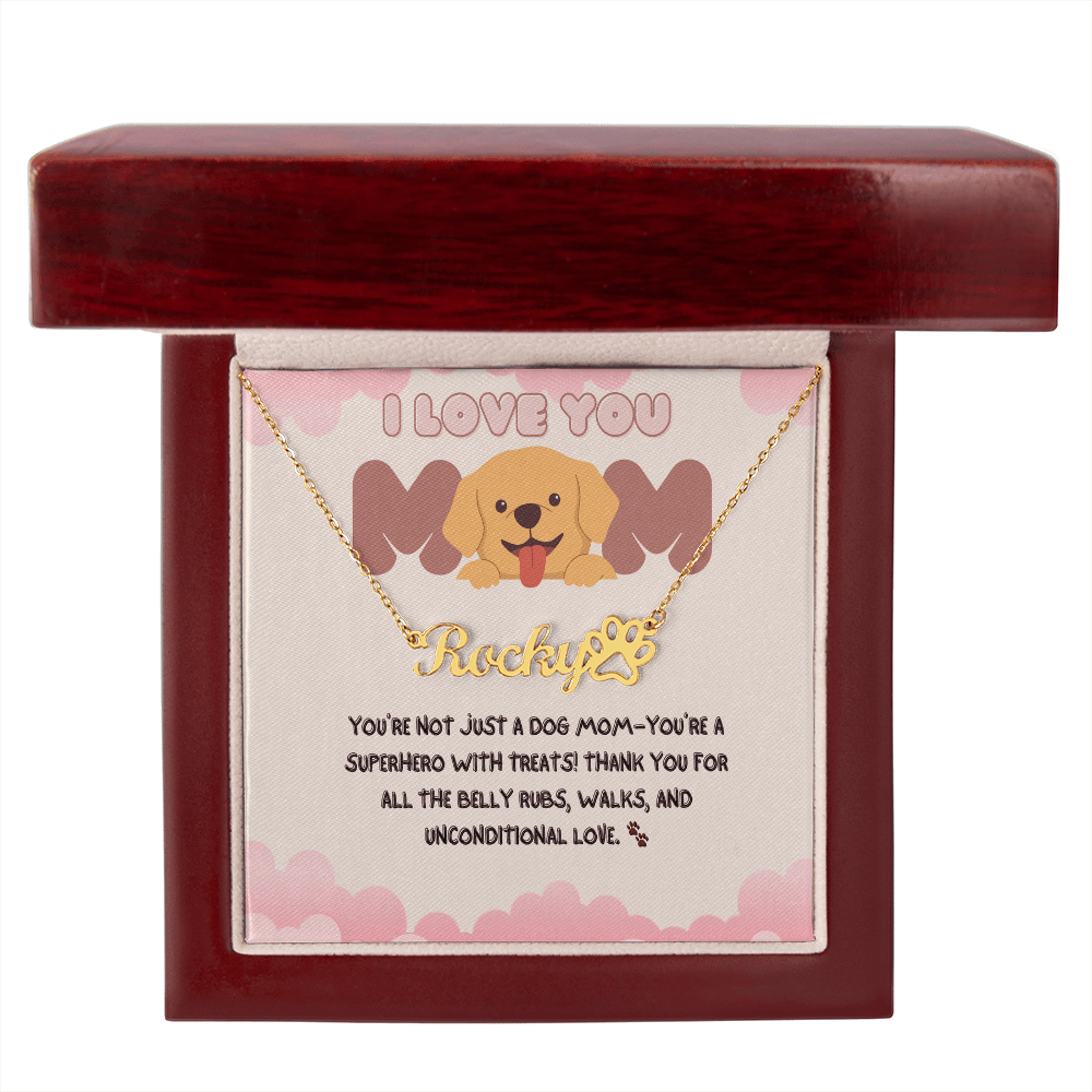 Dog Mom: Paw Print Necklace – The Perfect Mother’s Day Gift - Gadget and Glam Shop